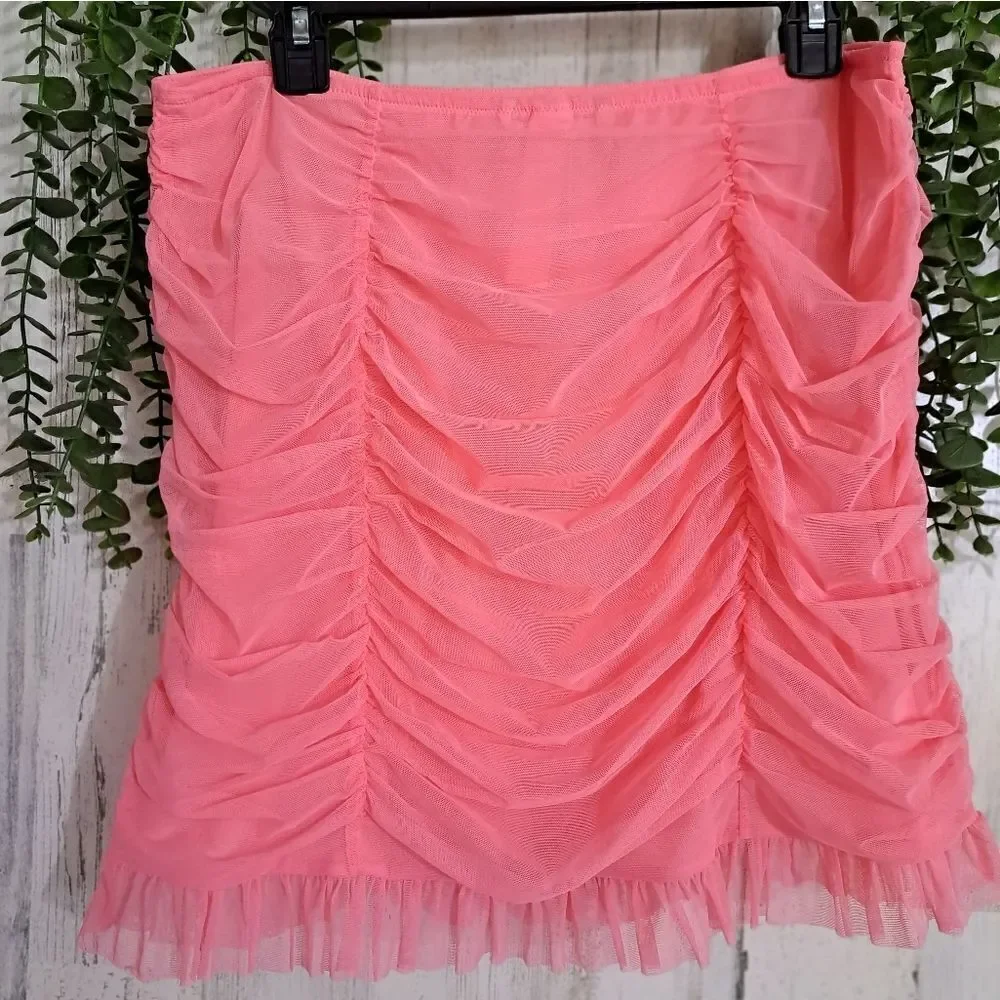 NWT Victoria Secret Ruched Mini Skirt